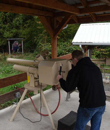 Guest Shooting Apple Blaster