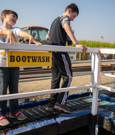 Boys On Boot Wash