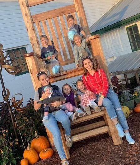 Guests At Giant Chair