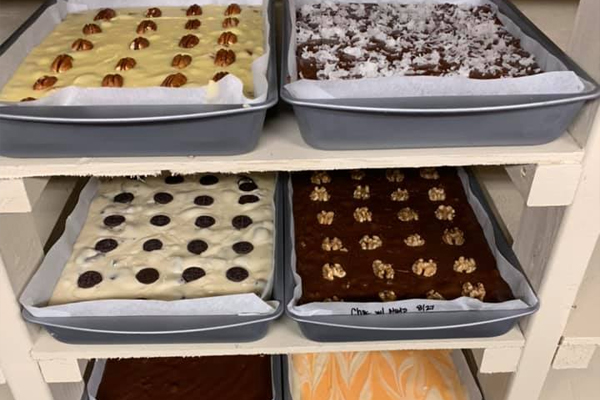 Trays of Fudge Trays of Fudge