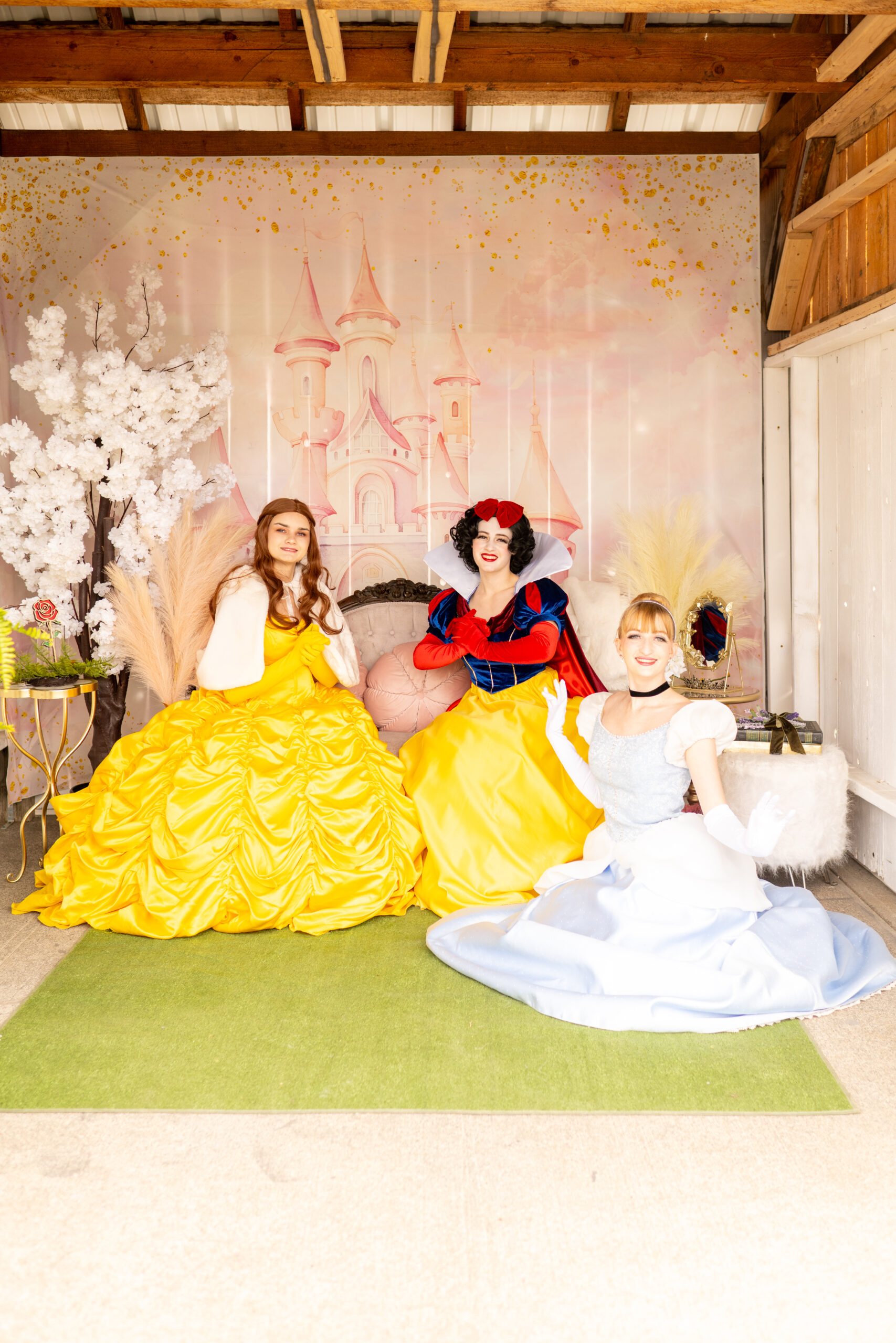 Princesses and Pirates themed weekend at Maris Farms Baby Animals and Blooms Days in Buckley WA